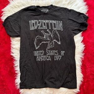 Led Zeppelin Black Graphic T-Shirt